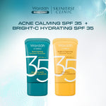 WARDAH UV Shield Acne Calming Sunscreen Moisturizer SPF 35 PA untuk komedo jerawat dan bekas jerawat kulit berminyak tekstur gel ringan mudah meresap Skincare