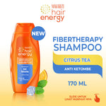 Makarizo Hair Energy Fibertheraphy Shampoo Anti Dandruff Citrus Tea 170mL