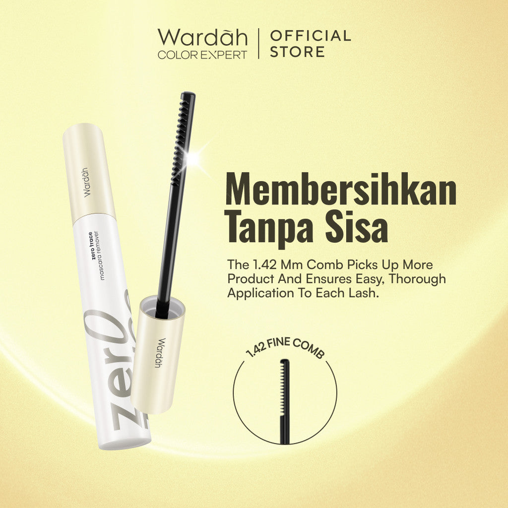 NEW! WARDAH Anti-Gravity Iron Mascara Natural Volumizing - Lengthening Mascara Lentik 24 Jam Tahan Lama, No Clumpy, Smudgeproof, Waterproof - Maskara Jigrak - No Fake Lashes - Bulu Mata Lentik Natural Ringan - Eye Makeup