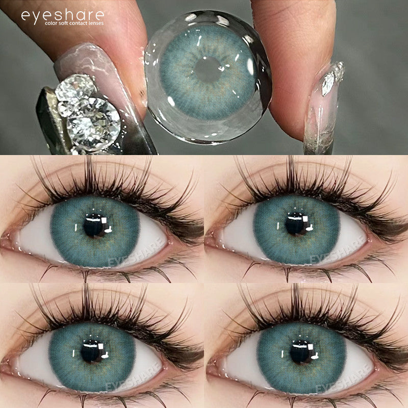 Eyeshare Brown Softlens Nicosia Brown Big Eyes 1Pasang Lensa Kontak Soft Softlen