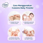 Cussons Cusson Baby Powder Talk EXTRA FILL 100gr (75+25GR) / Bedak Bayi Tabur