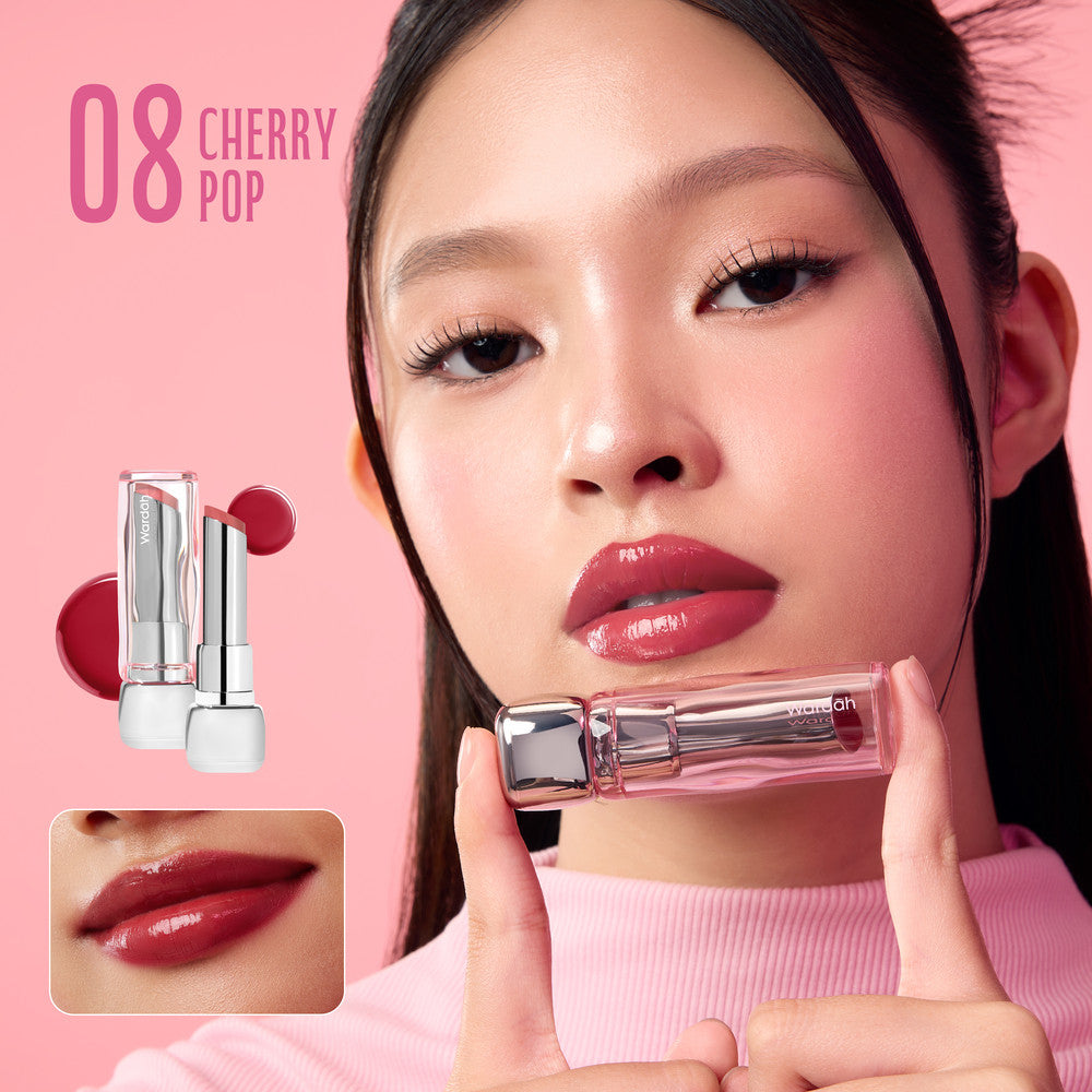 [FLASH SALE] NEW! WARDAH Glossicle Peptide Balm - Ombre Glossicle - Dilengkapi dengan Peptide & UV Filter - Memperkuat Lip Barrier - Hasil Akhir Bibir Lembab dan Glossy - Lip Balm -Lip Tint - Makeup - Natural Gloss - Glossy - Library