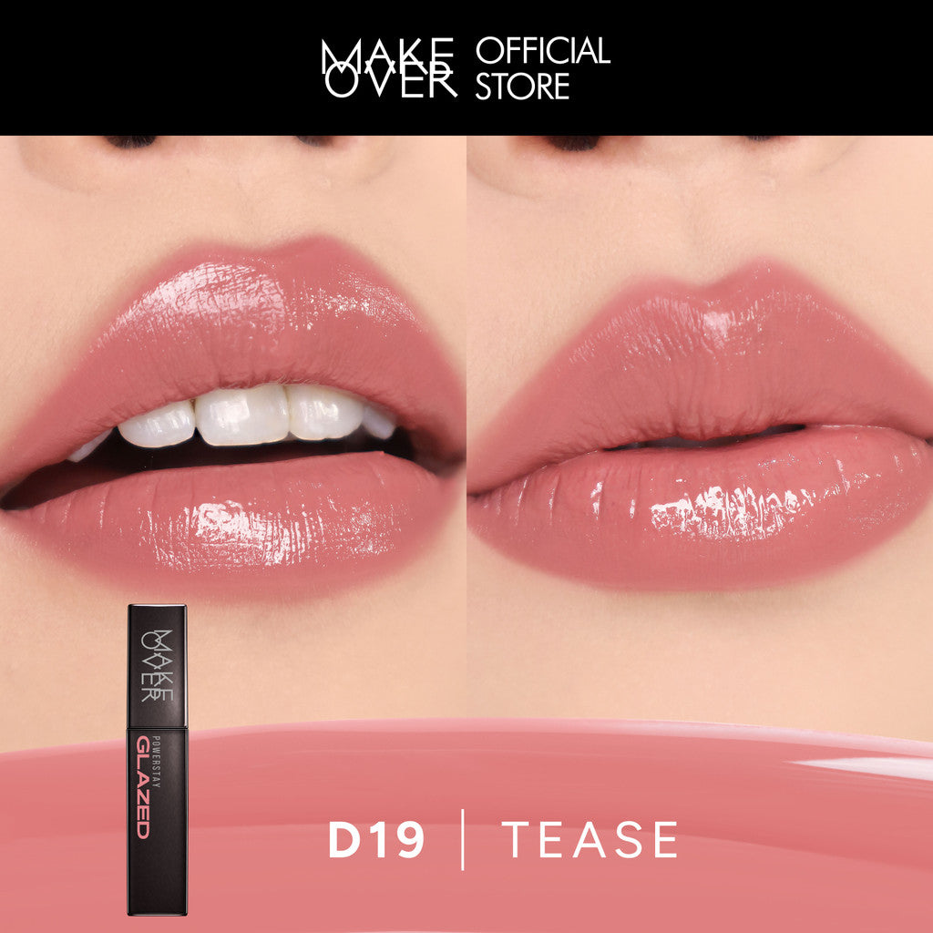 [ SPECIAL PRICE ] MAKE OVER Powerstay Glazed Lock Lip Pigment - Plump Glazed Next Level Lip Gloss Lip Cream Transferproof Pigmented Tahan Lama 24 Jam Ringan Tidak Lengket di Bibir Lipstick Lipcream Lipstik DFW Nadya Hutagalung Pony Mira Agile Zsa Zsa