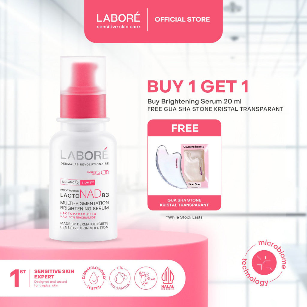 Labore Multi-Pigmentation Brightening Serum - Serum Brightening Serum Pencerah Wajah Mengatasi Flek Hitam Bekas Jerawat Sun Spot Melasma Mencerahkan Kulit Kusam