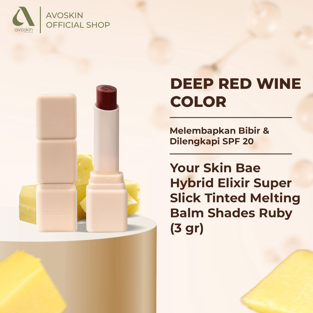 [CREATOR] Avoskin Bundle Beauty No Drama (3 pcs) - PHTE 30ML, Serum Mandelic 30ML, Tinted Balm Ruby/Rana