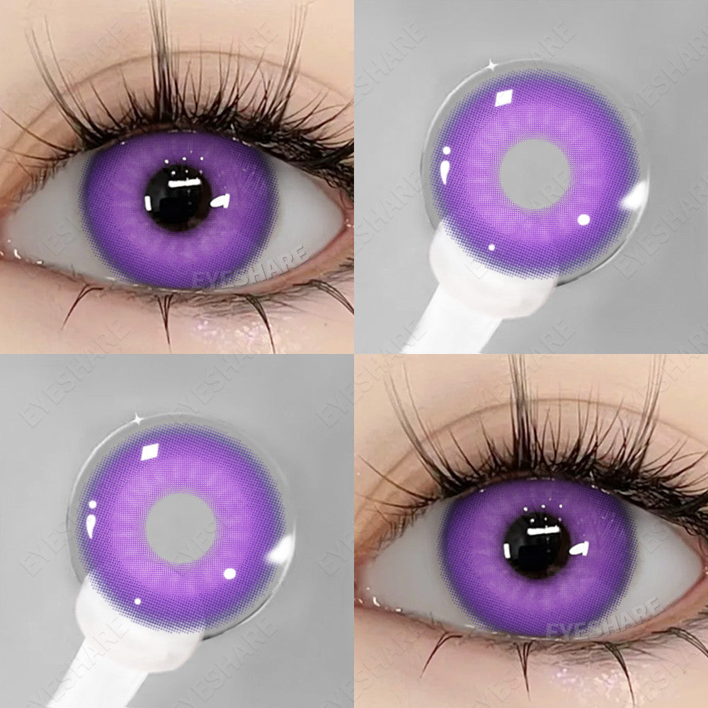 Eyeshare Softlens Cosplay Big Eyes 14.5mm Blue Pink Red 1 Pasang Softlens Mata Anime Halloween
