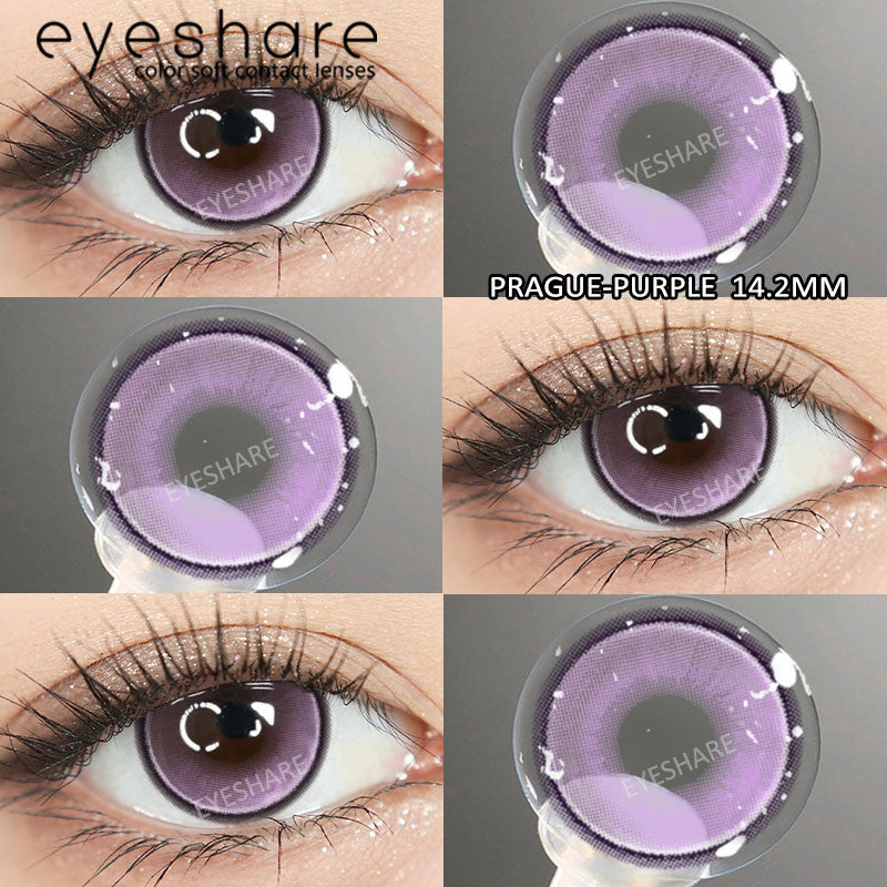 Eyeshare Softlens 14.2mm 1Pasang MELBOURNE Brown Lensa Kontak Mata Korea