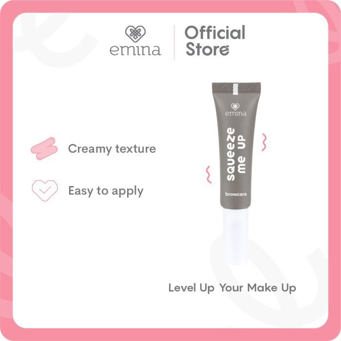 Emina Squeeze Me Up Browcara 8 g - Brow Mascara Water Resistant