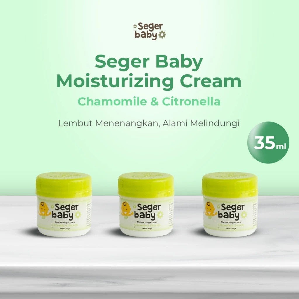 SEGER SNOW Baby Cream Moisturizer 35g - Krim Pelembab Kulit Bayi