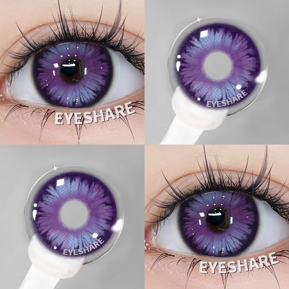 Eyeshare Softlens Cosplay Big Eyes 14.5mm Blue Pink Red 1 Pasang Softlens Mata Anime Halloween