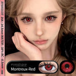 Eyeshare Softlens Cosplay Big Eyes 14.5mm Blue Pink Red 1 Pasang Softlens Mata Anime Halloween
