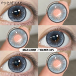 Eyeshare Softlens 14.2mm 1Pasang MELBOURNE Brown Lensa Kontak Mata Korea