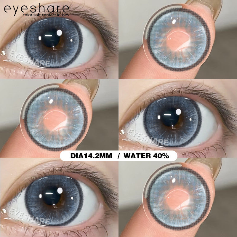 Eyeshare Softlens 14.2mm 1Pasang MELBOURNE Brown Lensa Kontak Mata Korea