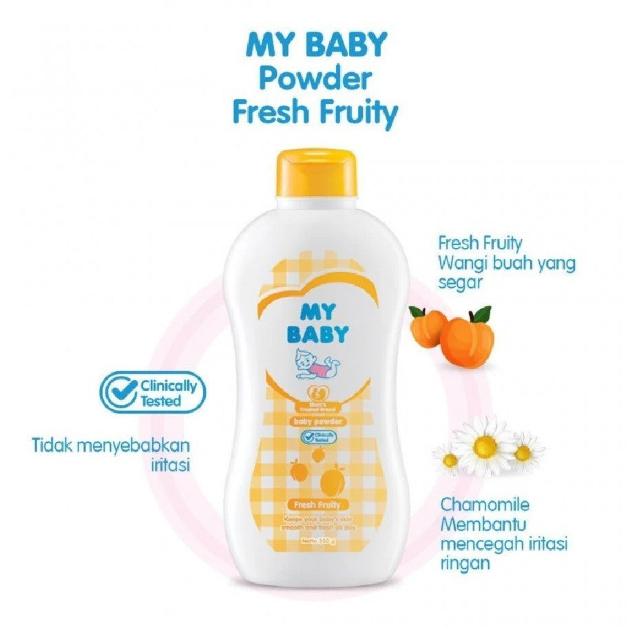 My Baby Powder 50g - Bedak Tabur Bayi Anti Iritasi Kemasan Kecil