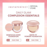 Instaperfect Daily Glam Complexion Essentials Bundle (Skincover Air Cushion + Matte Fit Powder Foundation)