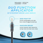 WARDAH EyeXpert Brow Lash Serum 10 ml - Serum Bulu Mata dan Alis, Panjang dan Tebal dalam 14 Hari, Menutrisi dan Menguatkan - Makeup