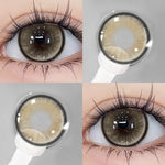 Eyeshare Softlens Gray Softlen Big Eyes Gray 1 Pasang Lensa Kontak Doll Eyes