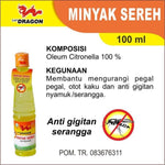 Dragon Minyak Sereh 100% Oleum Citronella Anti Nyamuk