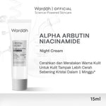 WARDAH Paket Crystal Secret Lengkap - NMF Amino + AHA PHA Clarifying Foaming Cleanser 100 m, a-Arbutin 5% Niacinamide Day Moisturizer 15 g, Bright-Peptide™ 5% Niacinamide Night Moisturizer 15 g - Perawatan Kulit Wajah Sebening Kristal - Skincare