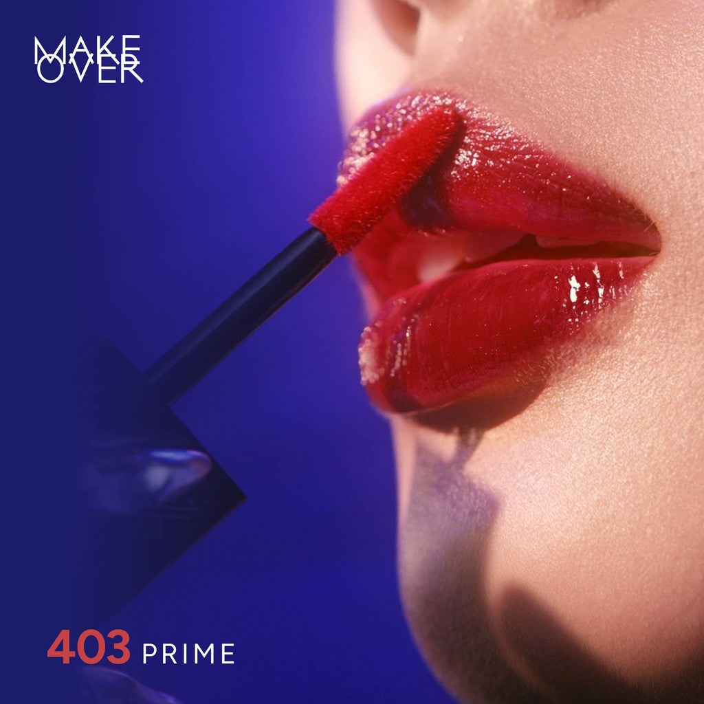 [SPECIAL 11.11] MAKE OVER Glassy Lip Lacquer X Hian Tjen - Lip Gloss LipTint Lipcream Lip Cream Lipstick Lipstik Make Up Pigmented BEST SELLER Long Lasting Somethin Time Less w Maybe Euphoria