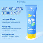 [SPECIAL 11.11] NEW! Emina Sun Battle SPF 35 PA +++ Acne Clear Cica + Allantoin Airy Acne Soothing 50 ml - Sunscreen untuk Melindungi dari sinar UV untuk Kulit Berminyak, Berjerawat, Sensitif. Ringan, no whitecast, fresh. Teruji in-vivo non-acnegenic