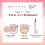 Instaperfect Daily Glam Face & Liner Essentials Bundle (Cushion + Matte Fit + Hypergetic)