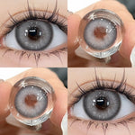 Eyeshare Softlens Gray Softlen Big Eyes Gray 1 Pasang Lensa Kontak Doll Eyes