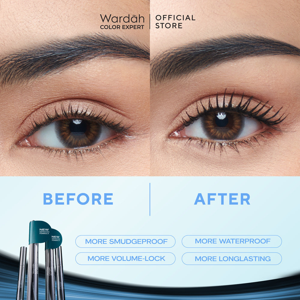 WARDAH EyeXpert The Volume Expert Mascara - Makeup - Maskara - Maskara Waterproof Anti Air - Maskara Waterproof Tahan Air - Mascara Recommendation - Makeup