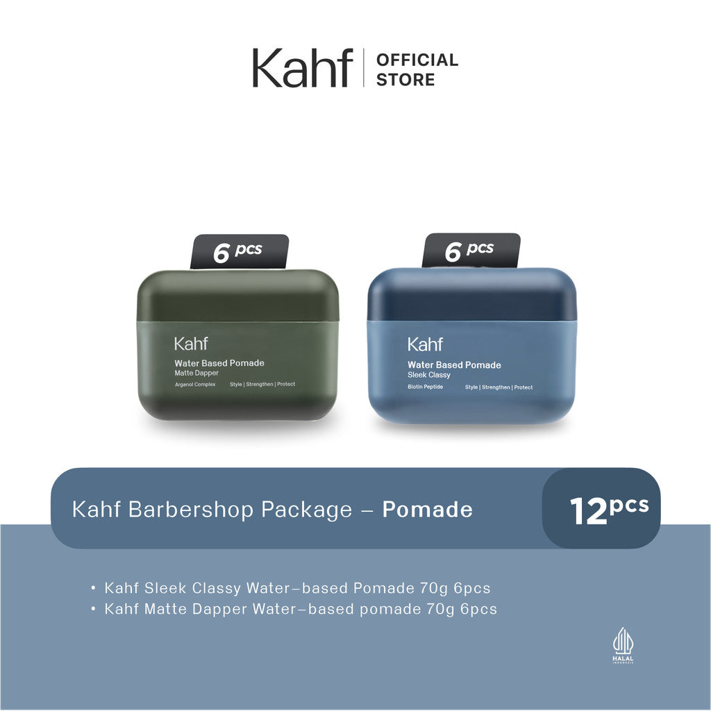 Kahf Barbershop Package - Pomade and Hair Powder