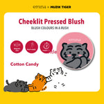 EMINA X MUZIK TIGER SERIES - Emina Airy Surprise Tint, Glossy Stain, Cheek Lit Pressed Blush, Lip Mask