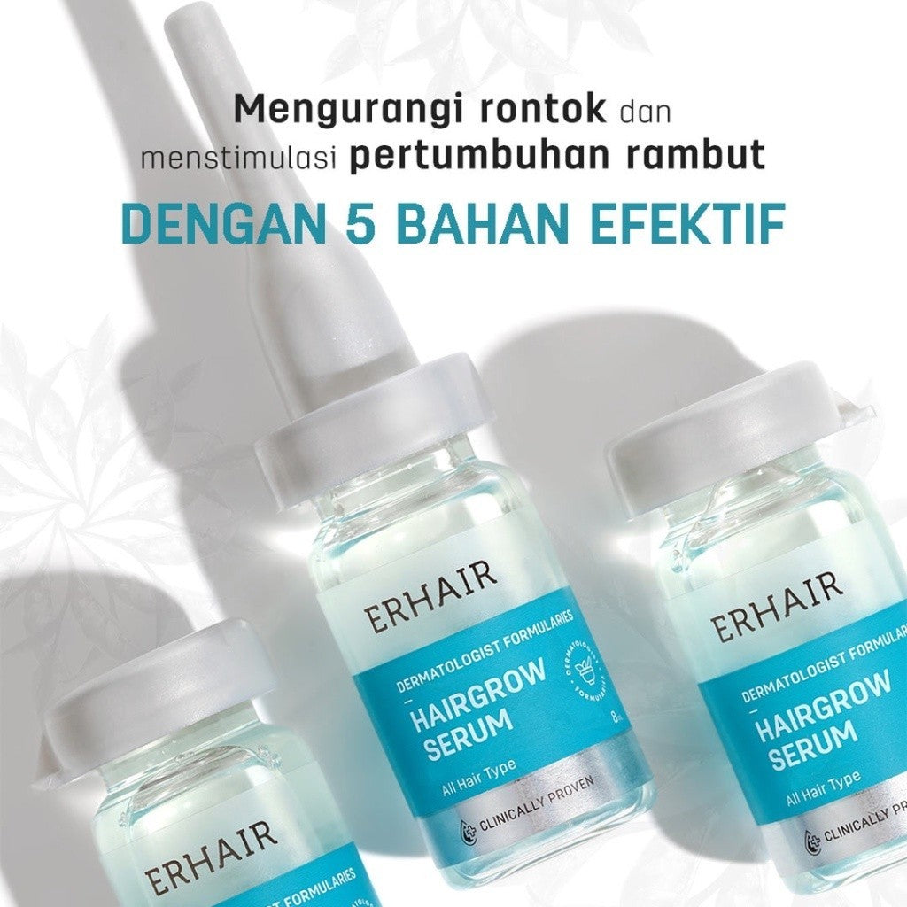 ERHAIR HairGrow Complete, Bundle Tumbuh Terus Anak Rambutnya No #1 Rekomendasi Dermatolog Indonesia