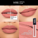 [SPECIAL MASTERSHADE] MAKE OVER Powerstay Transferproof Matte Lip Cream - Lipcream x PANTONE Tahan Lama 14 Jam Lip Cream Tidak Kering Ringan Kissproof Ombre Lips Color Nude Lipstick Matte 14H Make Up Long Lasting Somethin Time Less Stain w Maybe Euphoria