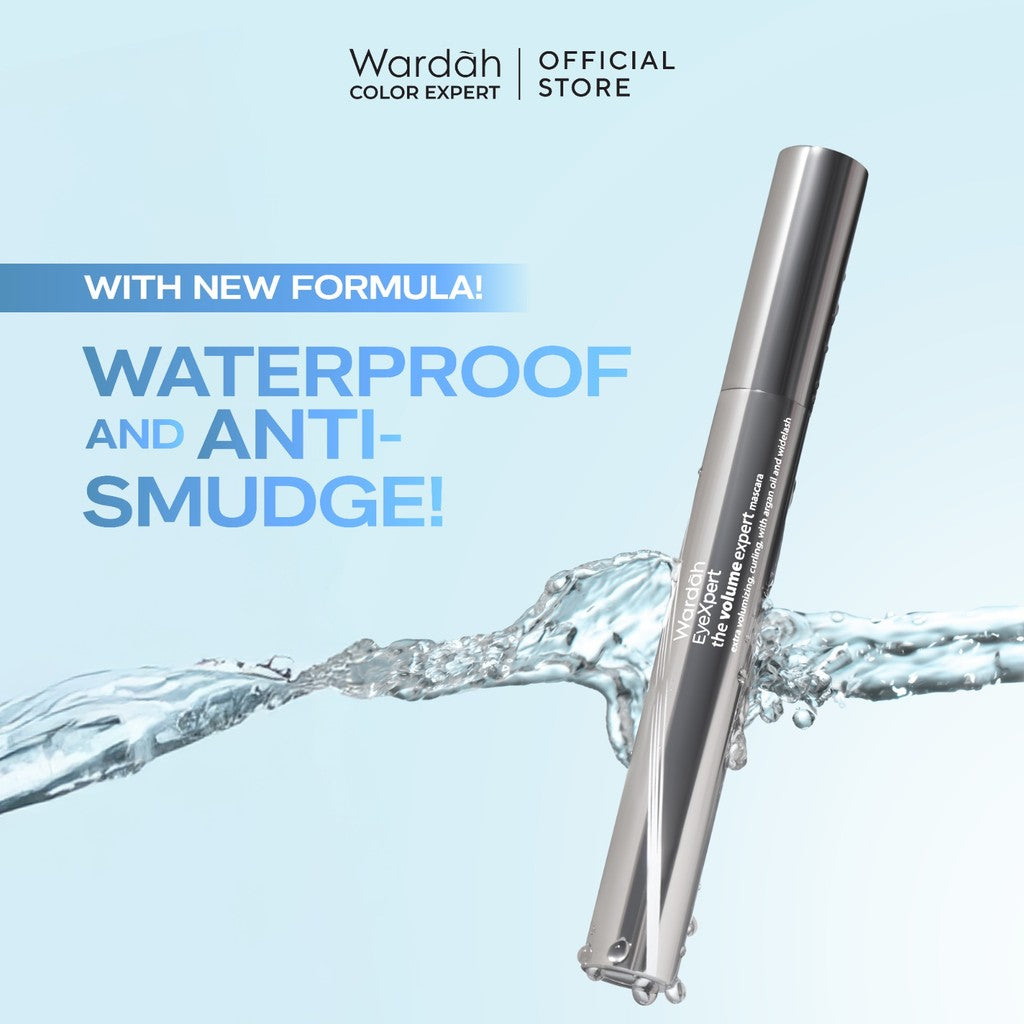 WARDAH EyeXpert The Volume Expert Mascara - Makeup - Maskara - Maskara Waterproof Anti Air - Maskara Waterproof Tahan Air - Mascara Recommendation - Makeup