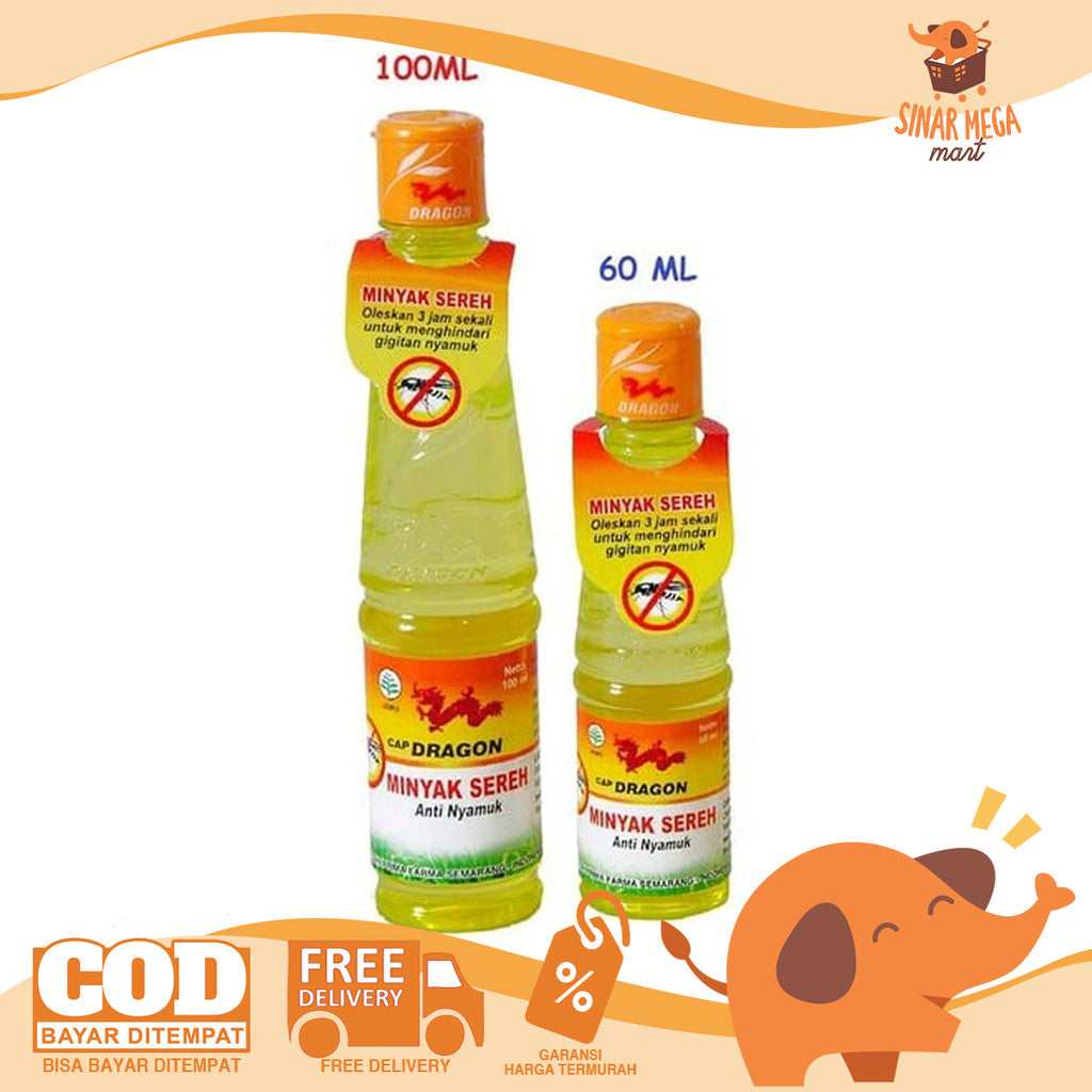 Dragon Minyak Sereh 100% Oleum Citronella Anti Nyamuk