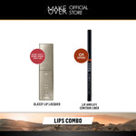 [LIPS COMBO] NEW SHADES MAKE OVER Glassy Lip Lacquer + Transferproof Matte Lip Cream - Color Stick Matte Crayon Skye - Lip Amplify Contour Liner - Lip Cream Tahan Lama Transferproof Lip Liner Matte Base Ombre