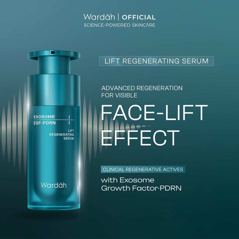 [TASYA FARASYA APPROVED!] Wardah EXOSOME + PDRN Lift Regenerating Serum (Clinic Treatment Serum dengan Salmon DNA & Hifu Result, Glowing, Plumpy, Collagen Serum) - Skincare