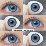 Eyeshare Softlens Cosplay Red 14.5mm 1Pasang Big Eyes Halloween Colored Contact Lenses