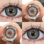 Eyeshare Softlens Gray Softlen Big Eyes Gray 1 Pasang Lensa Kontak Doll Eyes