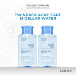 [TWINPACK] WARDAH Micellar Water 240 ml (Perfect Bright, Nature Daily, Lightening Oil, Acnederm) - Pembersih Make Up Waterproof Tanpa Bilas - Skincare
