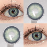 Eyeshare Softlens Gray Softlen Big Eyes Gray 1 Pasang Lensa Kontak Doll Eyes
