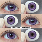 Eyeshare Softlens Cosplay Red 14.5mm 1Pasang Big Eyes Halloween Colored Contact Lenses