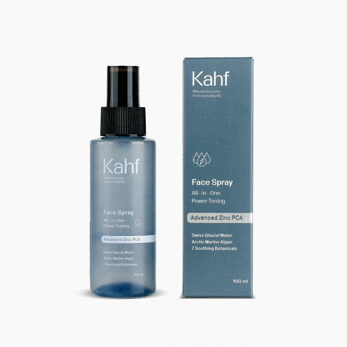 Kahf Oil Free Refreshing and Hydrating All-in-One PowerToning Face Spray - Advanced Zinc PCA - Semburan Muka