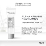 WARDAH Paket Crystal Secret Lengkap - NMF Amino + AHA PHA Clarifying Foaming Cleanser 100 m, a-Arbutin 5% Niacinamide Day Moisturizer 15 g, Bright-Peptide™ 5% Niacinamide Night Moisturizer 15 g - Perawatan Kulit Wajah Sebening Kristal - Skincare