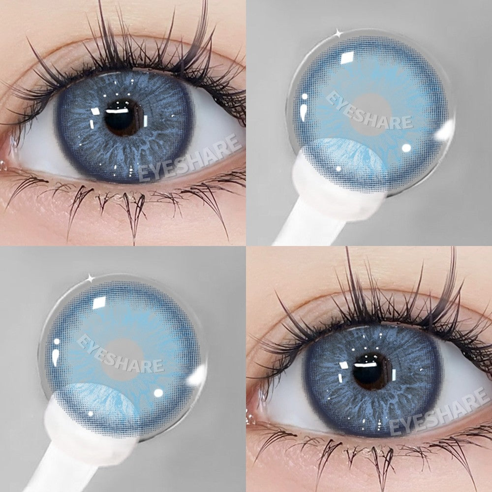 Eyeshare Softlens Gray Softlen Big Eyes Gray 1 Pasang Lensa Kontak Doll Eyes