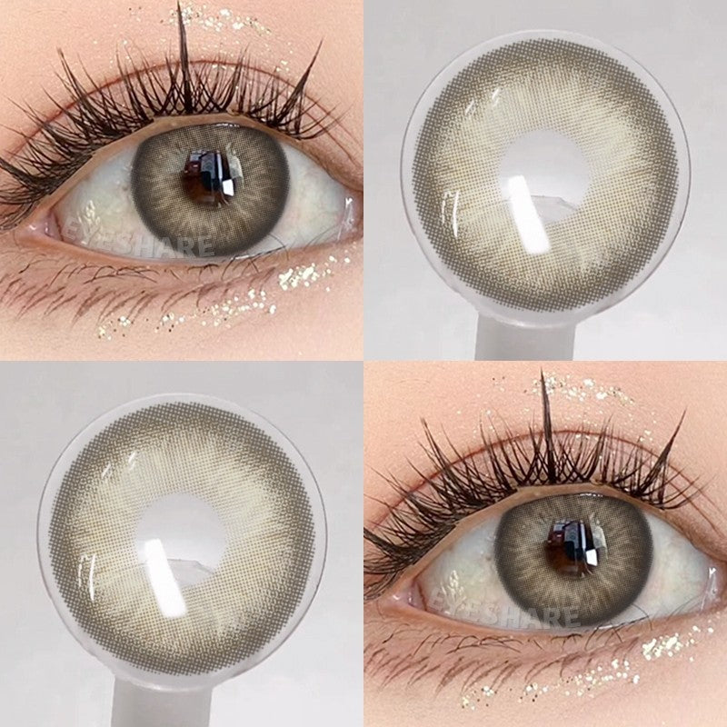 Eyeshare Softlens Gray Softlen Big Eyes Gray 1 Pasang Lensa Kontak Doll Eyes