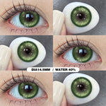 Eyeshare Softlens Cosplay Red 14.5mm 1Pasang Big Eyes Halloween Colored Contact Lenses