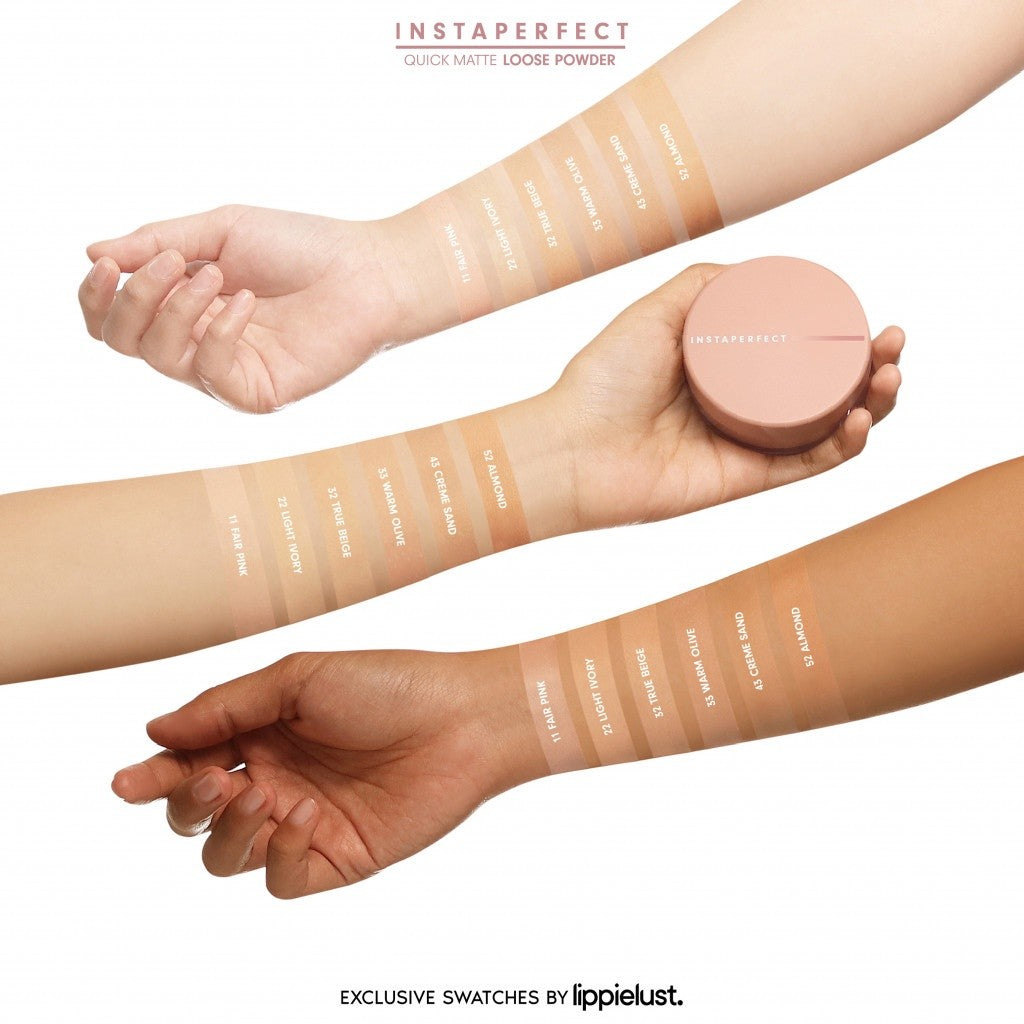 Instaperfect Smooth Glam Complexion Essentials Bundle (Skincover Air Cushion + Quickmatte Loose Powder)