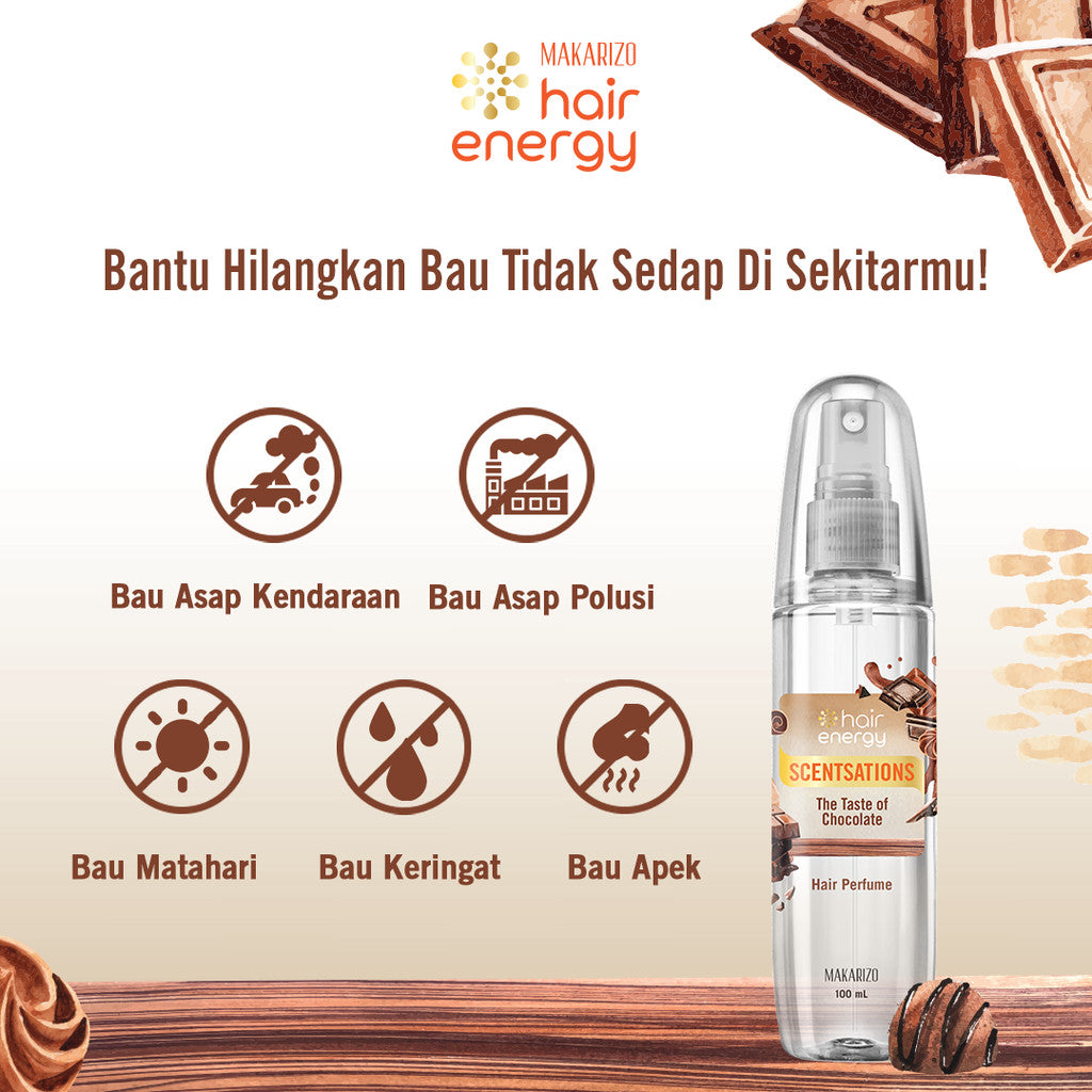 Makarizo Hair Energy Scentsations Hair Fragrance The Taste of Chocolate 100 mL