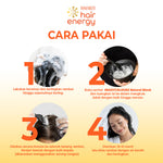 Makarizo Hair Energy Easy Colourz 26 mL - Natural Black - Hair Color - Pewarna Rambut