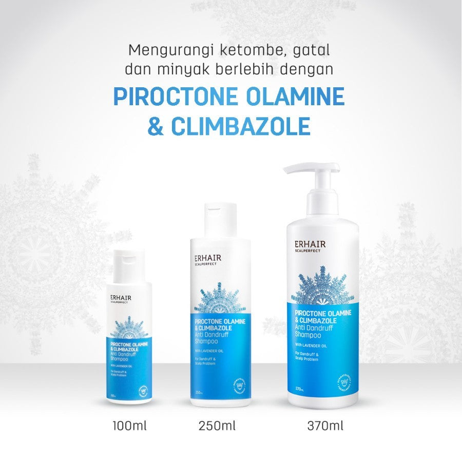 ERHAIR Twin Flame Scalperfect Anti Dandruff Shampoo 100ml - Sampo Anti Ketombe & Seboroik